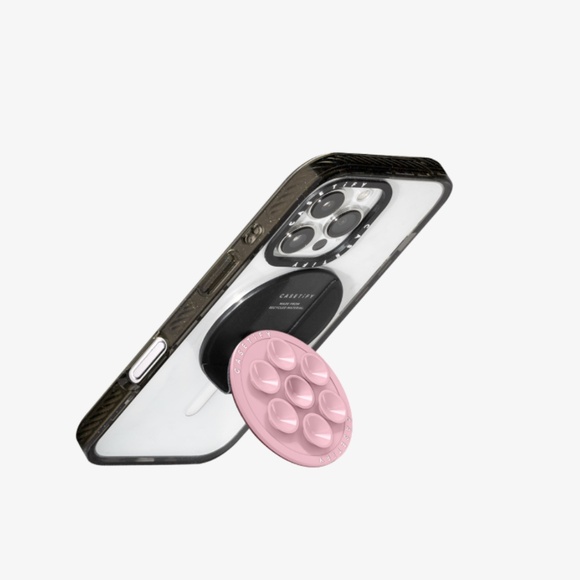 casetify - Snappy Snap & Stick Grip Stand - Pink - Picture 2 of 2